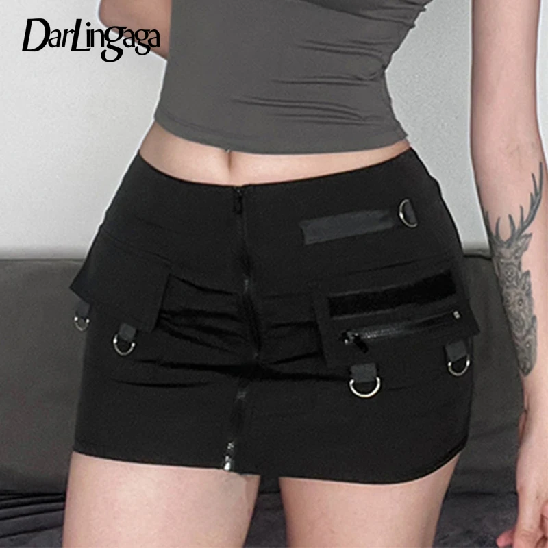 Darlingaga Harajuku Gothic Bodycon Low Rise Mini Skirt Female Zipper Dark Academia Summer Cargo Skirts Super Short Hottie Bottom
Darlingaga Harajuku Gothic Bodycon Low Rise Mini Skirt Female Zipper Dark Academia Summer Cargo Skirts Super Short Hottie Bottom