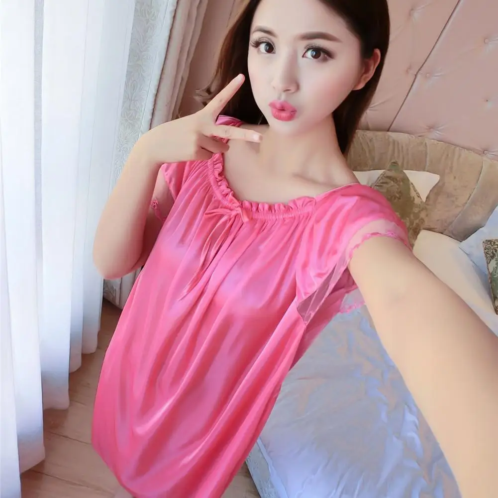 Soft Chic Lightweight Quick Dry Women Nightdress Midi Length Women Pajamas String Female Intimate Garment
Soft Chic Lightweight Quick Dry Women Nightdress Midi Length Women Pajamas String Female Intimate Garment