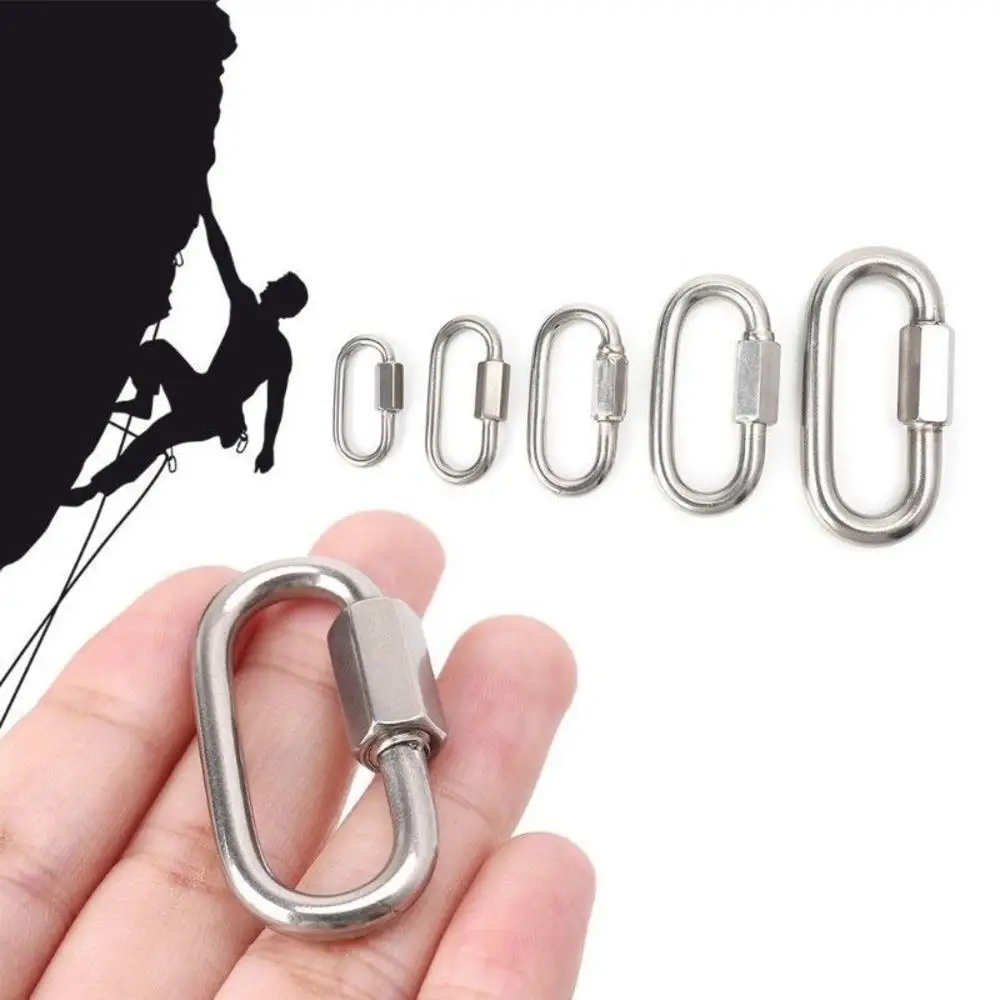 

Hanging Buckle Backpack Clasps Climbing Carabiner Spring Snap Clip Karabiner Hook Sf Keychain Alloy Tactical Survival Gear