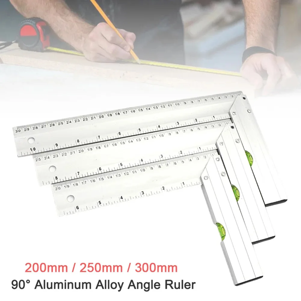200/250/300mm 90° Carpenter Angle Finder Ruler Gauge Thicken Aluminum Woodworking Square Gauge Goniometer Protractor
200/250/300mm 90° Carpenter Angle Finder Ruler Gauge Thicken Aluminum Woodworking Square Gauge Goniometer Protractor