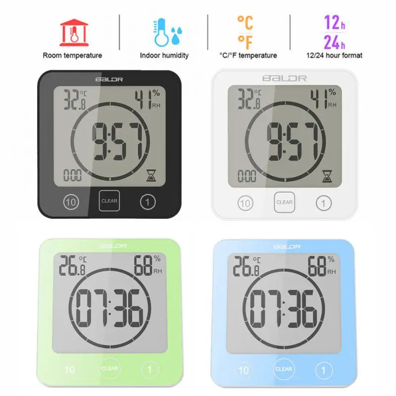 Большие цифровые настенные часы для ванной и душа, водонепроницаемые часы с таймером и функцией обратного отсчета температуры и влажности ...
Большие цифровые настенные часы для ванной и душа, водонепроницаемые часы с таймером и функцией обратного отсчета температуры и влажности ...