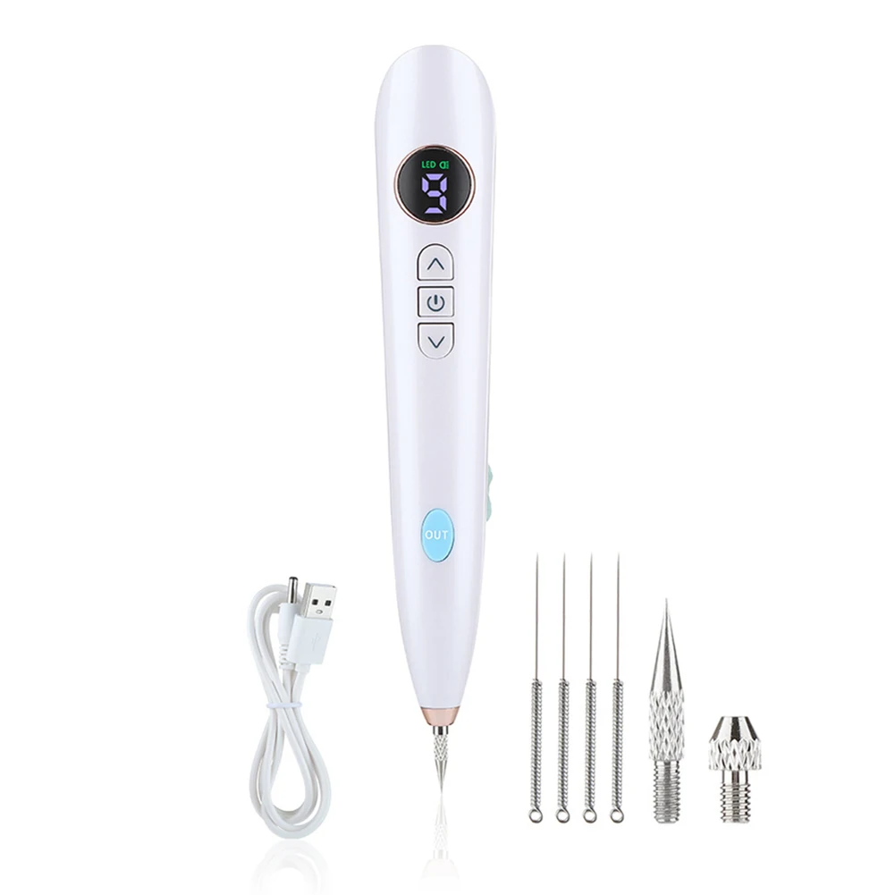 Laser Plasma Pen Mole Removal Device Dark Spot Remover 9-speed Skin Care Point Pen Skin Wart Tag Tattoo Removal Tool
Laser Plasma Pen Mole Removal Device Dark Spot Remover 9-speed Skin Care Point Pen Skin Wart Tag Tattoo Removal Tool