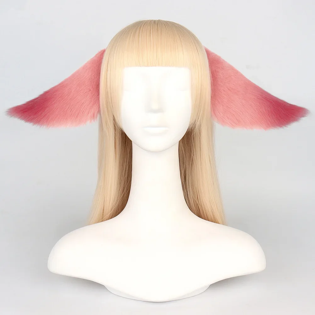 Головной убор Genshin Impact Yae Miko fur fox повязка аниме розовый головной милые уши