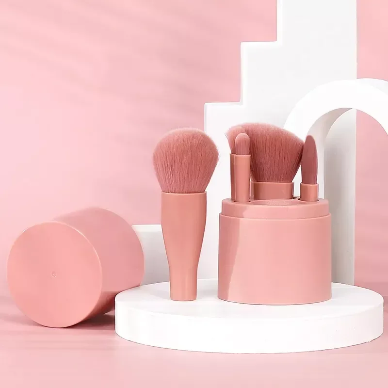 Portable Makeup Brushes and tub mini make up Brush cosmetic Powder Foundation Contour Eye Shadow Nose Detail brush Tool
Portable Makeup Brushes and tub mini make up Brush cosmetic Powder Foundation Contour Eye Shadow Nose Detail brush Tool