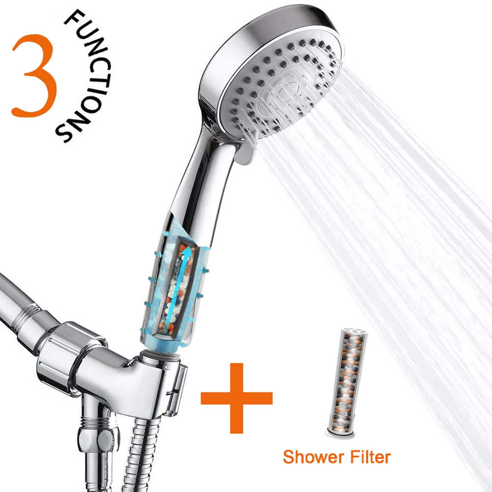 High Pressure Shower Head with Filter 3 Modes Changing Gear Adjustment Shower Head For Home Bathroom Accessories
High Pressure Shower Head with Filter 3 Modes Changing Gear Adjustment Shower Head For Home Bathroom Accessories