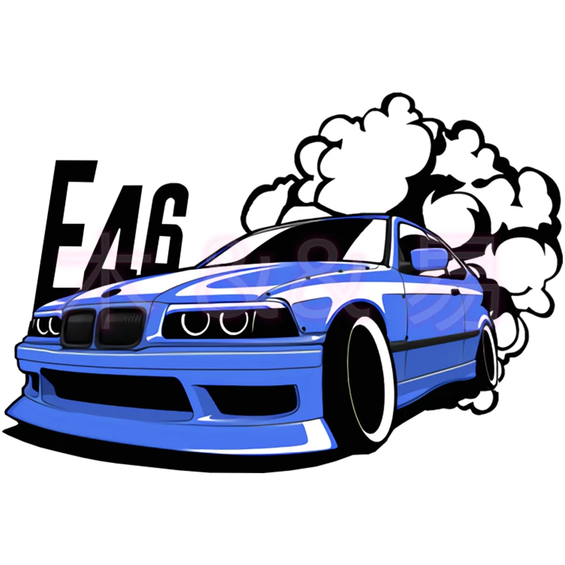 Creativity Color Picture E46 Drift Art for Car Stickers Decal Anime Cute Car Accessories Decoration Sticker Waterproof PVC 
Creativity Color Picture E46 Drift Art for Car Stickers Decal Anime Cute Car Accessories Decoration Sticker Waterproof PVC