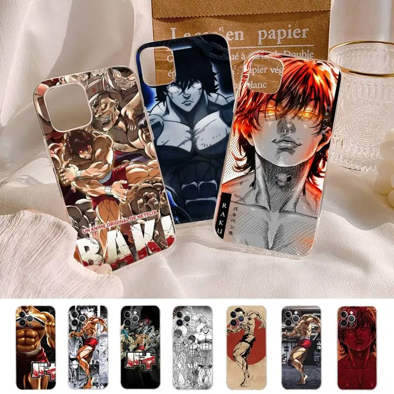 Оригинальный чехол Baki the Grappler из аниме для телефона iPhone 11 12 13 14 Mini Pro Max XR X XS, прозрачный чехол из ТПУ для 8 7 6 Plus SE 2020
Оригинальный чехол Baki the Grappler из аниме для телефона iPhone 11 12 13 14 Mini Pro Max XR X XS, прозрачный чехол из ТПУ для 8 7 6 Plus SE 2020