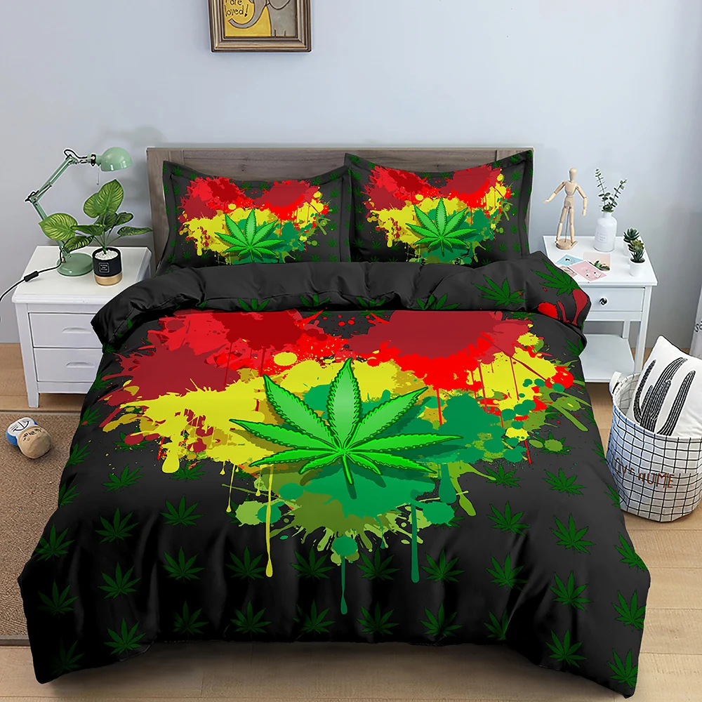 Creative Bedding Set Colorful Maple Leaf Pattern Quilt Cover 2/3pcs 200x200 Full Queen Size Boy Girl Bedding Bed Linen(NO Sheet)
Creative Bedding Set Colorful Maple Leaf Pattern Quilt Cover 2/3pcs 200x200 Full Queen Size Boy Girl Bedding Bed Linen(NO Sheet)