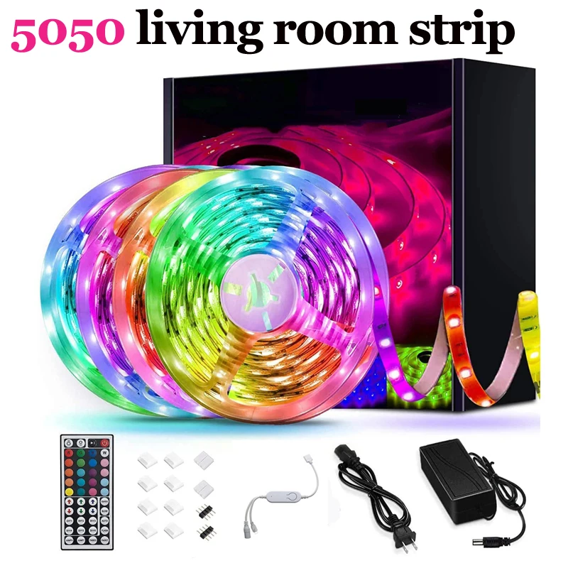Светодиодная лента Tuya Smart Bluetooth Wi-Fi лампа Rgb 5050 10 метров светильник Водонепроницаемая DC12V полоса для спальни дома гостиной украшение
Светодиодная лента Tuya Smart Bluetooth Wi-Fi лампа Rgb 5050 10 метров светильник Водонепроницаемая DC12V полоса для спальни дома гостиной украшение
