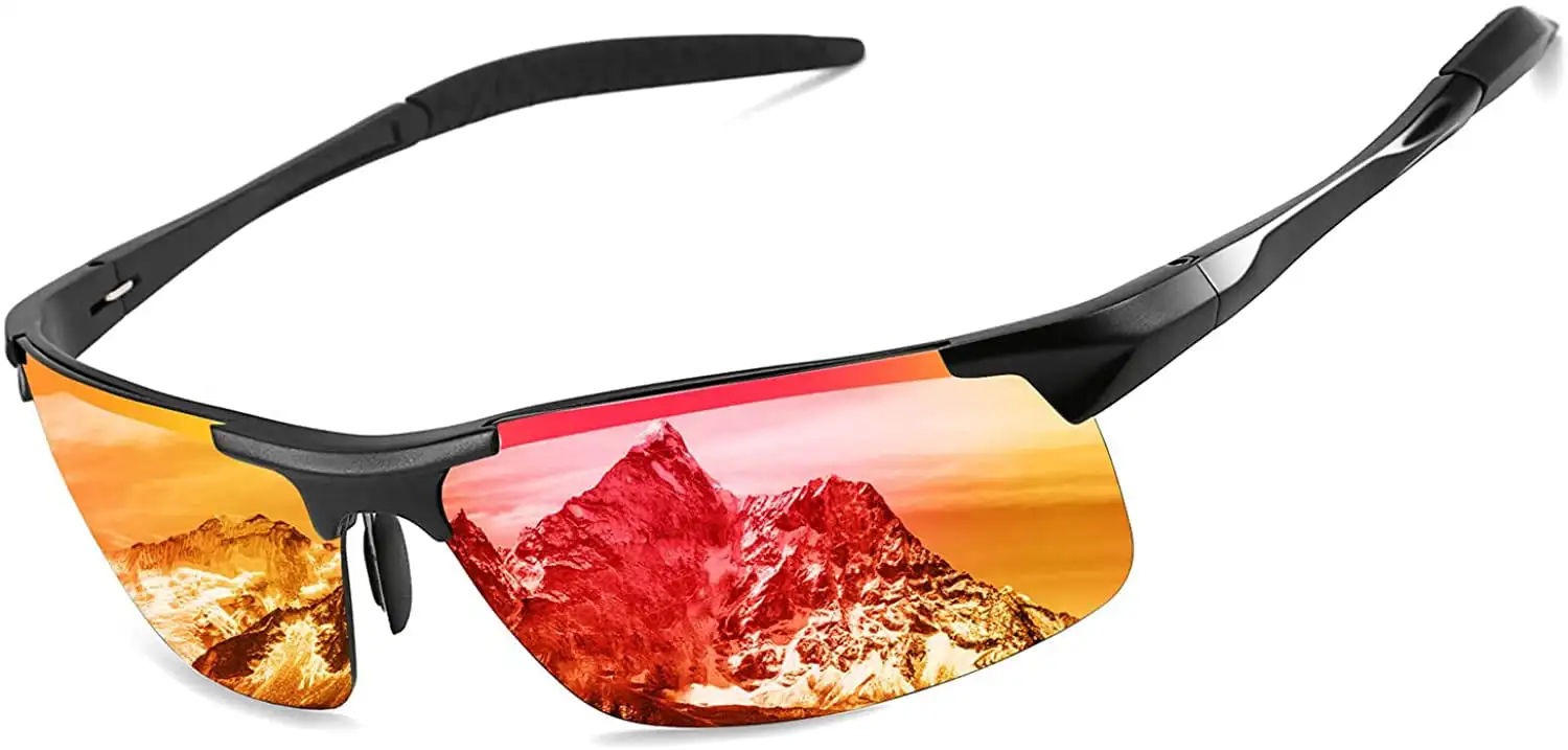 Mens Sports Polarized Sunglasses UV Protection Sunglasses for Men Cycling Driving B2442
Mens Sports Polarized Sunglasses UV Protection Sunglasses for Men Cycling Driving B2442