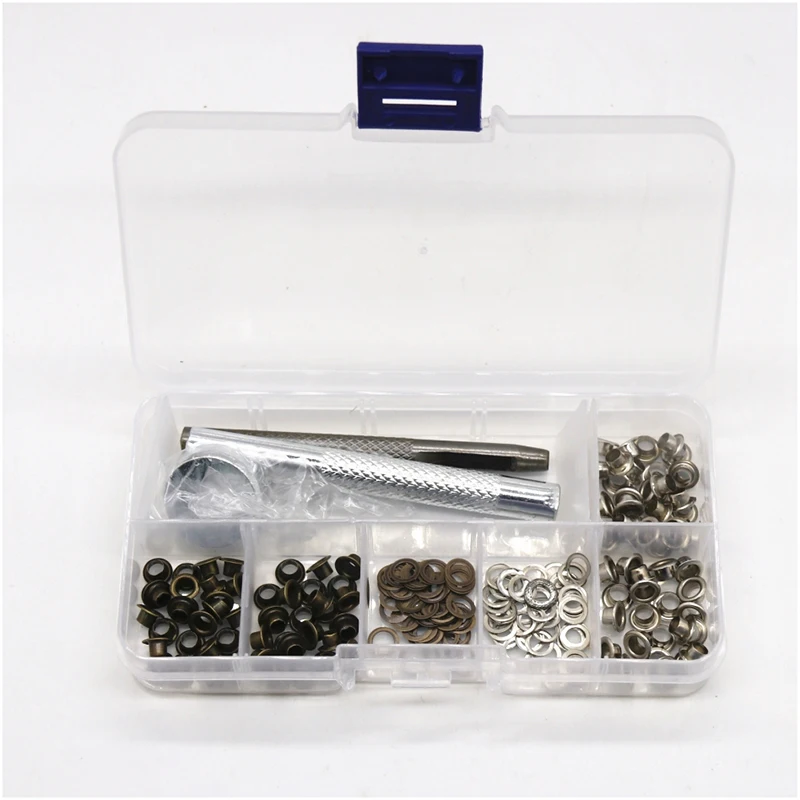 100 Sets 4mm Metal Eyelet Buckle + Installation Tools High Quality Shoe Eye Tag Air Eye Buttons DIY Handmade Buttons
100 Sets 4mm Metal Eyelet Buckle + Installation Tools High Quality Shoe Eye Tag Air Eye Buttons DIY Handmade Buttons