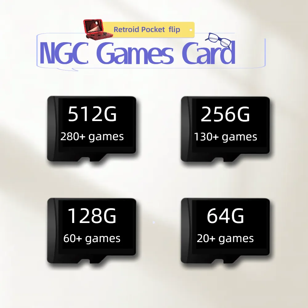 Retroid Pocket Flip NGC Games Card Plus Flip TF Box Custom Memory 512G 280+ 256G 130+ 128G 60+ 64G 20+
Retroid Pocket Flip NGC Games Card Plus Flip TF Box Custom Memory 512G 280+ 256G 130+ 128G 60+ 64G 20+