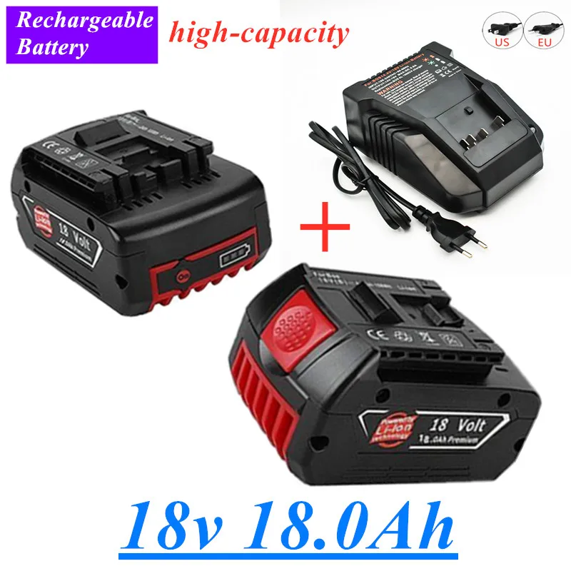 2022 NEW 18V Battery 18.0Ah Electric Drill 18V Rechargeable Li-ion Battery BAT609, BAT609G, BAT618, BAT618G, BAT614+Charger
2022 NEW 18V Battery 18.0Ah Electric Drill 18V Rechargeable Li-ion Battery BAT609, BAT609G, BAT618, BAT618G, BAT614+Charger