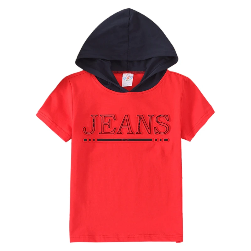 Kids Clothes Summer Baby Boys New T-Shirts Fashion Hooded Short Sleeves Print 3D Pattern Girls Tops Children Cotton Shirt Tees
Kids Clothes Summer Baby Boys New T-Shirts Fashion Hooded Short Sleeves Print 3D Pattern Girls Tops Children Cotton Shirt Tees