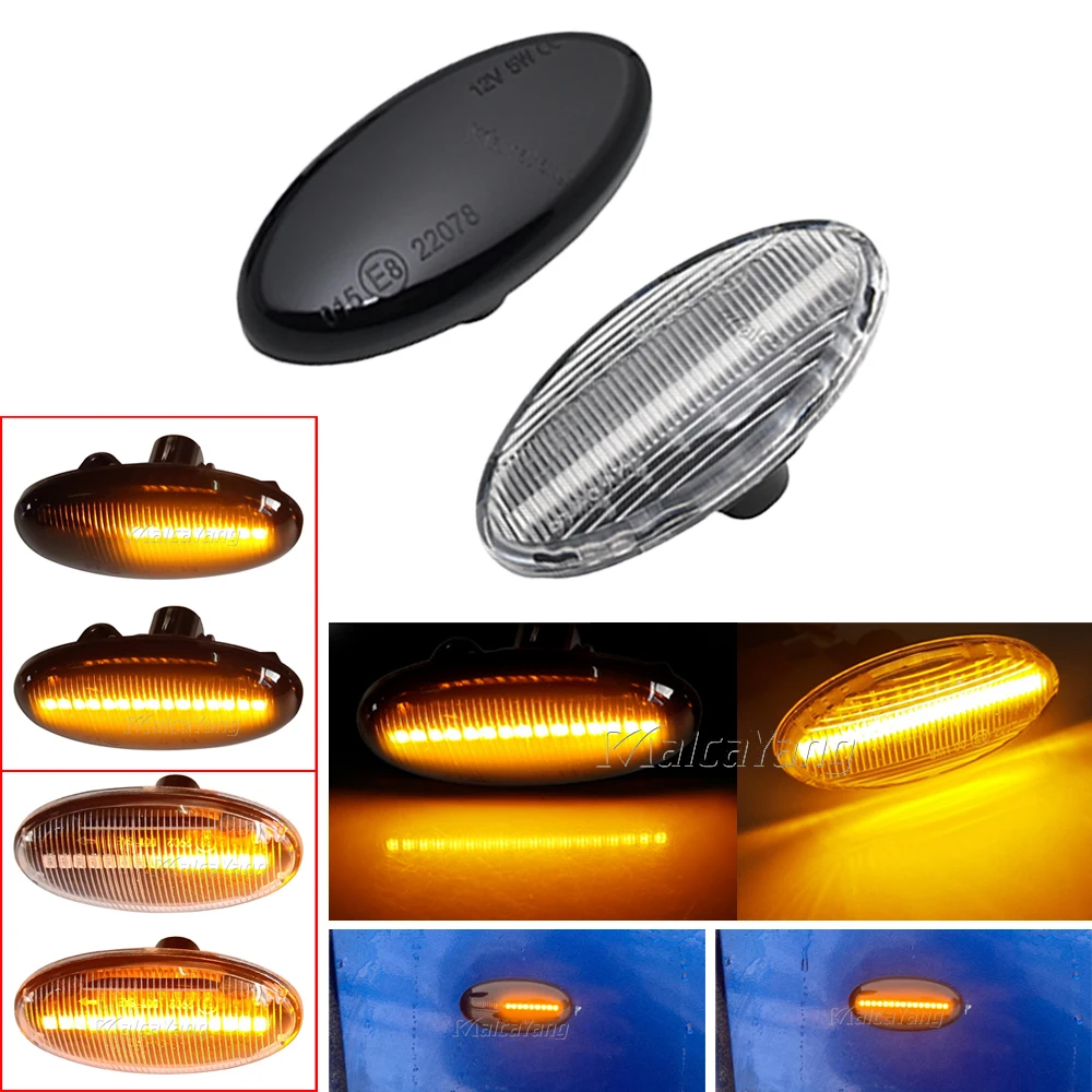 2PCS LED Dynamic Turn Signal Light Side Marker Fender Indicator Blinker Lamp For Mazda 2 2003-2014 For Mazda 3 5 6 BT-50 MPV
2PCS LED Dynamic Turn Signal Light Side Marker Fender Indicator Blinker Lamp For Mazda 2 2003-2014 For Mazda 3 5 6 BT-50 MPV