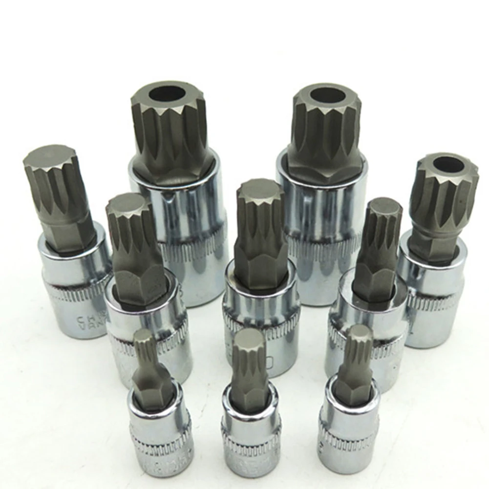 10pcs 12 Point Triple Square Socket Bit Set Tamper Proof With Case Tool Kit For Power Tools Hex Shank
10pcs 12 Point Triple Square Socket Bit Set Tamper Proof With Case Tool Kit For Power Tools Hex Shank