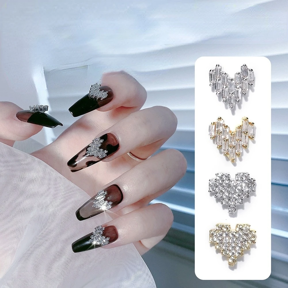 Nail Art Love Peach Heart Three-Dimensional Diamond Nail Art Jewelry Flashing Nail Decoration DIY Manicure Accessories
Nail Art Love Peach Heart Three-Dimensional Diamond Nail Art Jewelry Flashing Nail Decoration DIY Manicure Accessories