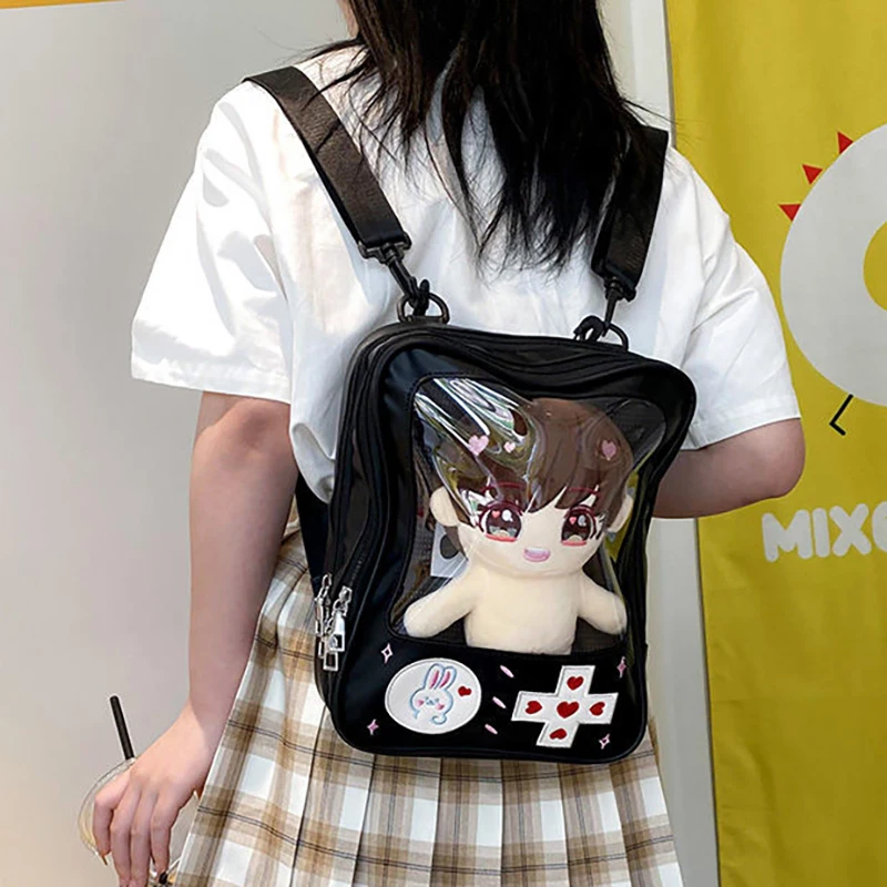HAEX 2022 Trend Women Ita Bag Fashion PU Japanese Style Backpacks 2 Size Casual JK Uniform Students Crossbody Shoulder Bag
HAEX 2022 Trend Women Ita Bag Fashion PU Japanese Style Backpacks 2 Size Casual JK Uniform Students Crossbody Shoulder Bag