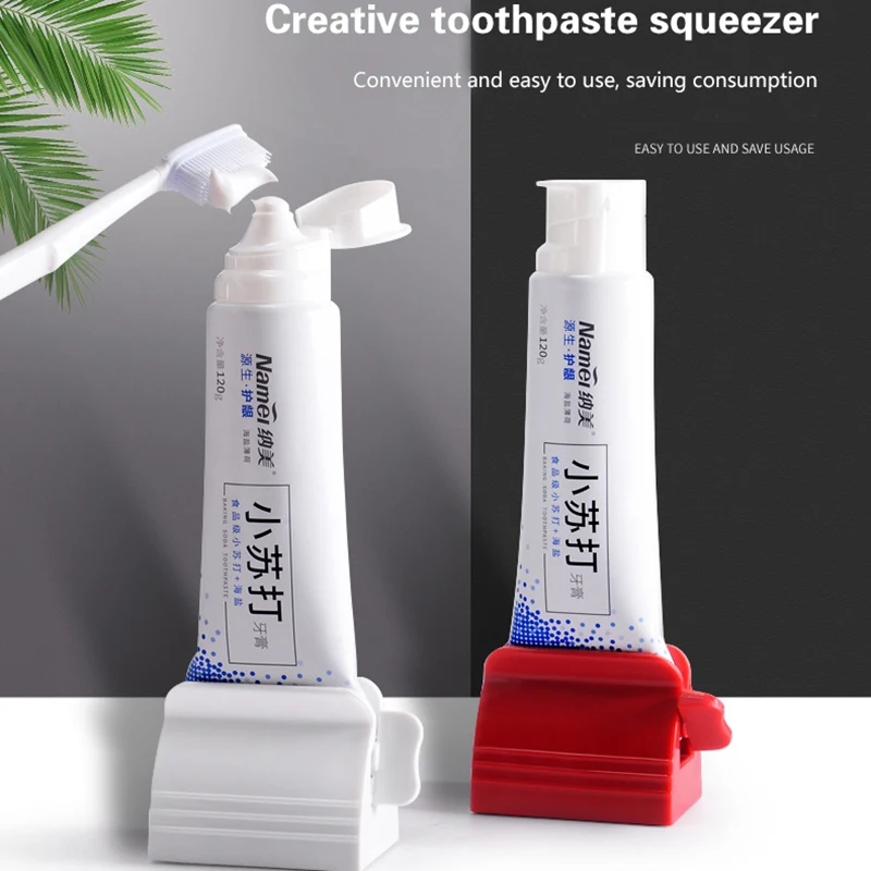 1PC Multi-functional Toothpaste Dispenser Facial Cleanser Squeezer Clips Rolling Toothpaste Squeezer Tube Bathroom Accessories
1PC Multi-functional Toothpaste Dispenser Facial Cleanser Squeezer Clips Rolling Toothpaste Squeezer Tube Bathroom Accessories