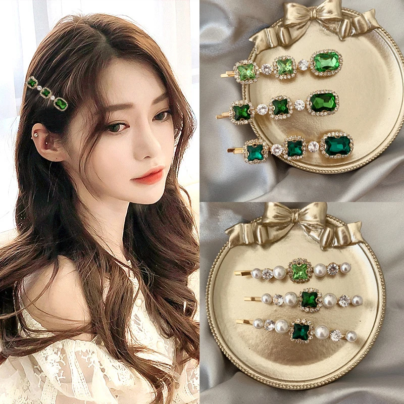 Vintage Green Crystal Hair Clip Headwear For Women Girls Luxury Geometric Rhinestone Hairpins Barrettes Jewelry Hair Accessories
Vintage Green Crystal Hair Clip Headwear For Women Girls Luxury Geometric Rhinestone Hairpins Barrettes Jewelry Hair Accessories