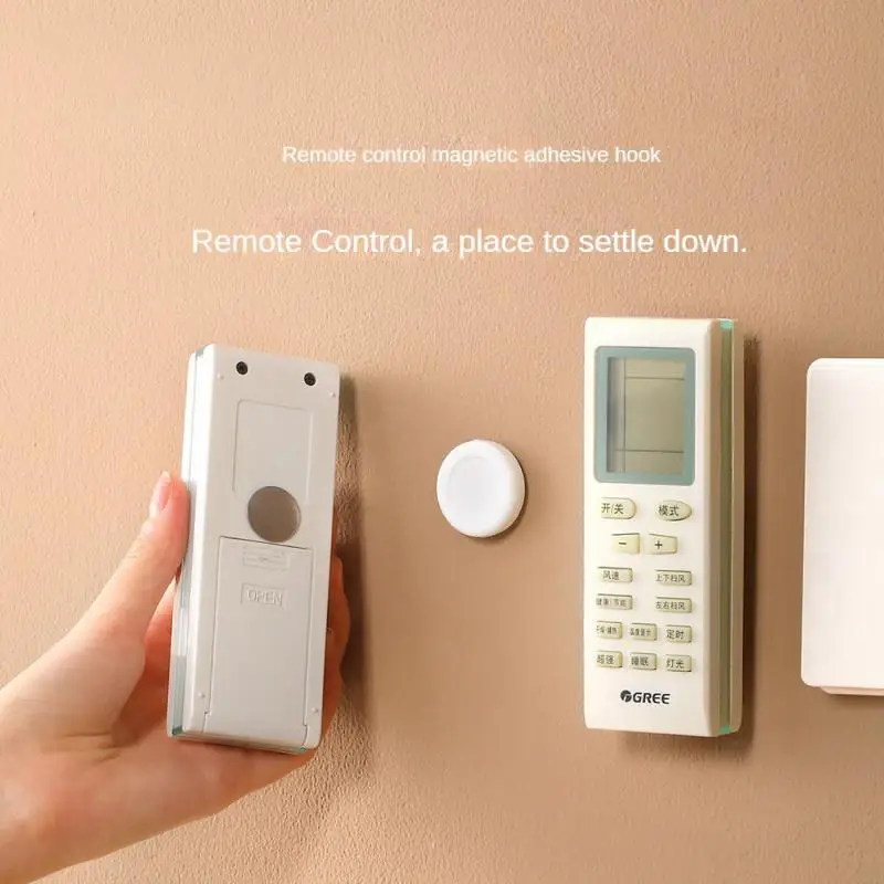 Practical Remote Storage Rack Firm No Marking For Pasting Remote Control Bracket Weight About 6g Per Pair Strong Magnetic Hook 
Practical Remote Storage Rack Firm No Marking For Pasting Remote Control Bracket Weight About 6g Per Pair Strong Magnetic Hook