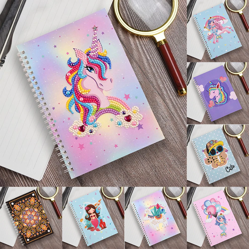 Блокнот с алмазной живописью, 60 страниц, DIY 5D Стразы, бриллиантовая живопись, креативный блокнот, подарок для детей
Блокнот с алмазной живописью, 60 страниц, DIY 5D Стразы, бриллиантовая живопись, креативный блокнот, подарок для детей