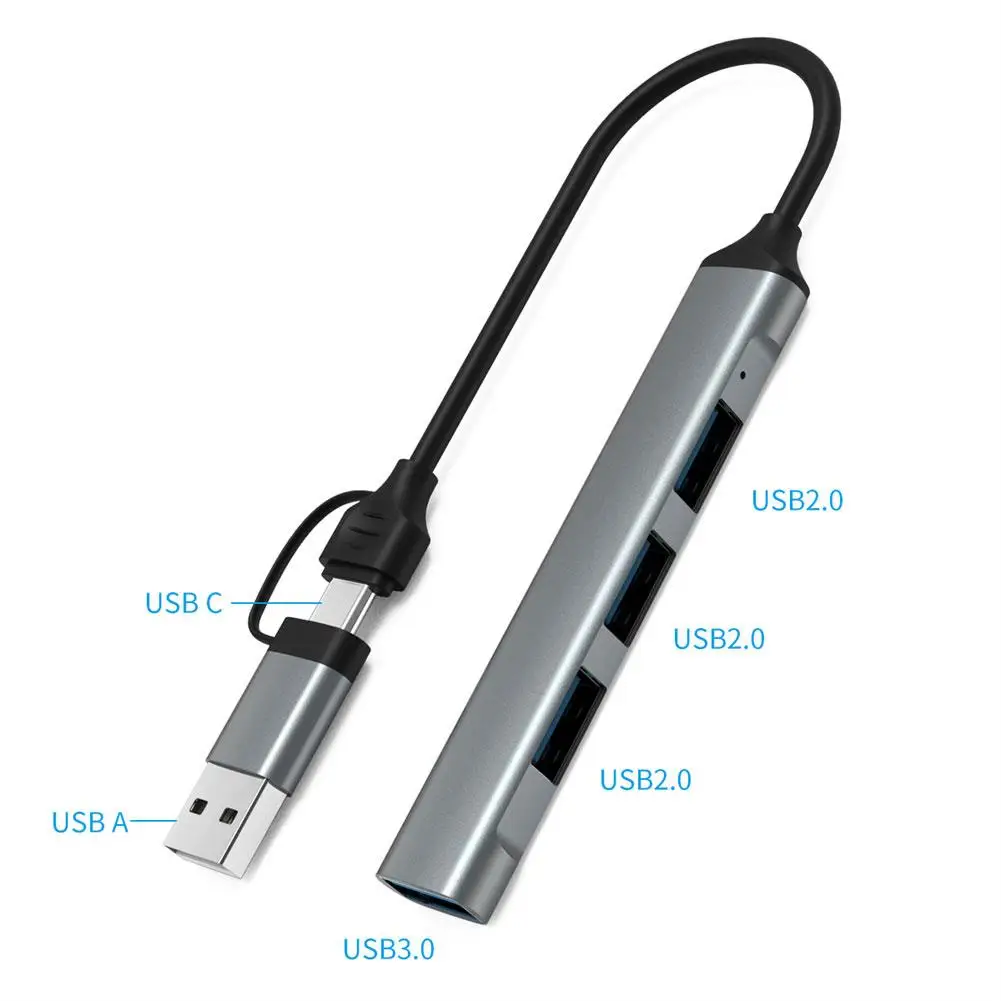 4-in-1 Type C Hub Docking Station Usb C To Usb3.0 Adapter PD Fast Charge For Notebook Laptop Computer Mobile Phone
4-in-1 Type C Hub Docking Station Usb C To Usb3.0 Adapter PD Fast Charge For Notebook Laptop Computer Mobile Phone