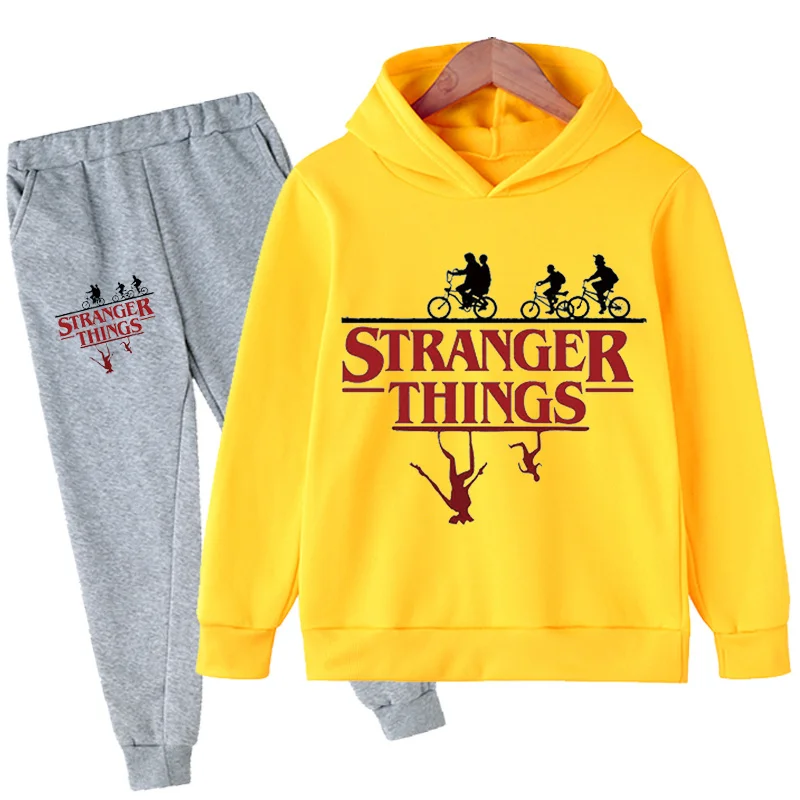 Things 4 Clothing Sets Sweatshirt Kids Boys Girls Clothes Sets Hellfire Club Hoodies +Pants Outfits Children Suits
Things 4 Clothing Sets Sweatshirt Kids Boys Girls Clothes Sets Hellfire Club Hoodies +Pants Outfits Children Suits