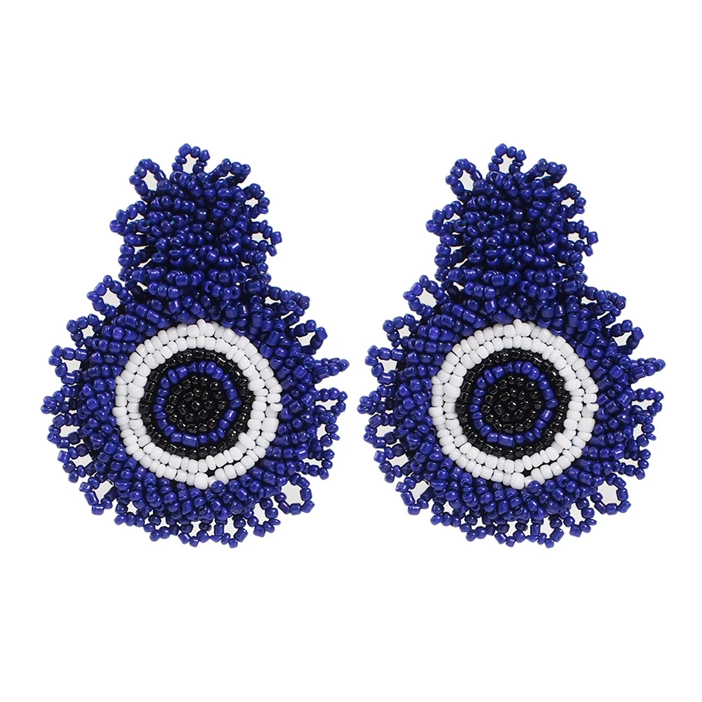 Boho Handmade Evil Eye Small Bead Earring For Women Girl Creative Unique Design Bohemian Style Round Stud Earring Trendy Jewelry
Boho Handmade Evil Eye Small Bead Earring For Women Girl Creative Unique Design Bohemian Style Round Stud Earring Trendy Jewelry