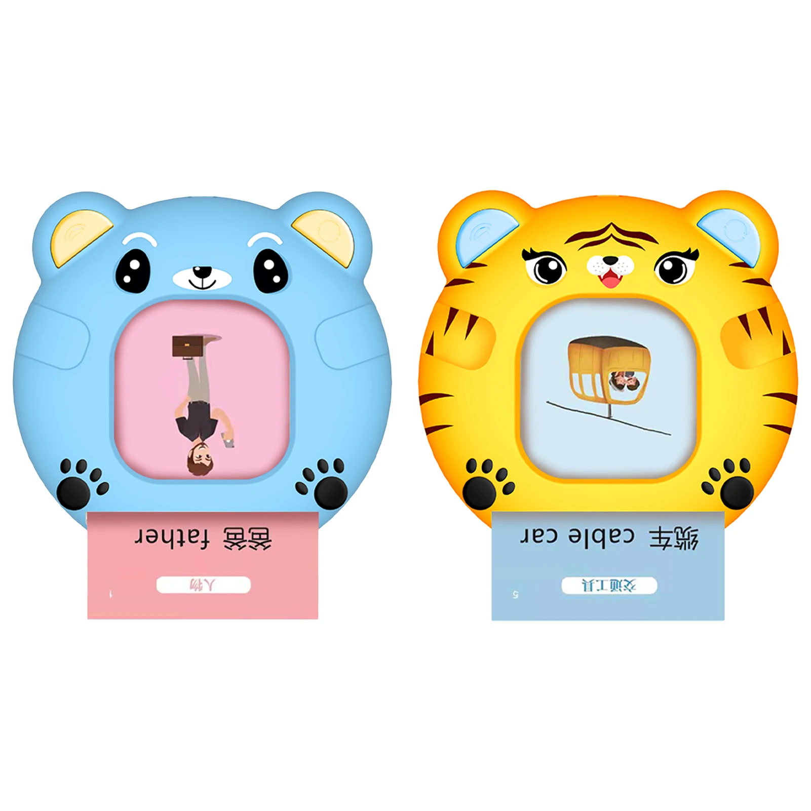 Listen Talking Flash Cards Card Type Learning Machine Learning Toys For Toddlers With 112 Flash Cards Blue Bear/ Yellow Tiger
Listen Talking Flash Cards Card Type Learning Machine Learning Toys For Toddlers With 112 Flash Cards Blue Bear/ Yellow Tiger