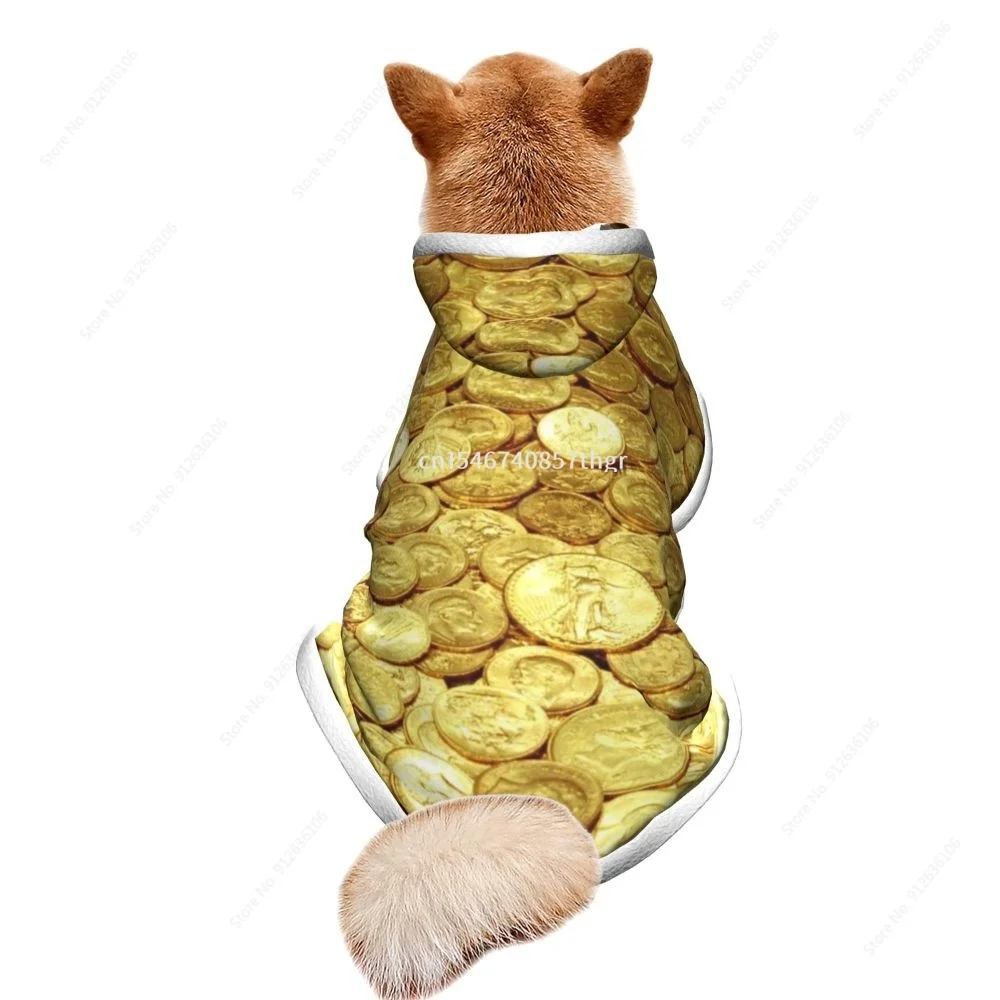 Gold Coins Dog Costume Winter Pet Clothes Warm Flannel Hooded Jacket Soft Blanket Hoodies Coat for Chihuahua Small Medium Dogs
Gold Coins Dog Costume Winter Pet Clothes Warm Flannel Hooded Jacket Soft Blanket Hoodies Coat for Chihuahua Small Medium Dogs