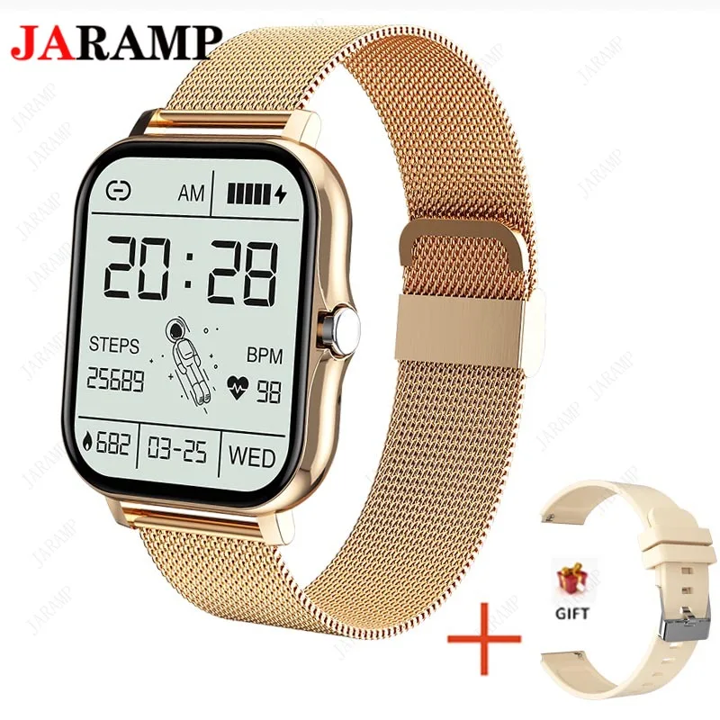 New Ladies Smart Watch Men 1.69 Inch Color Screen Full Touch Fitness Tracker Calling Ladies Smart Watch for Android IOS+Box
New Ladies Smart Watch Men 1.69 Inch Color Screen Full Touch Fitness Tracker Calling Ladies Smart Watch for Android IOS+Box