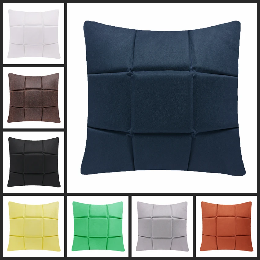 Cushion Cover Decorative Cushions For Sofa 100% Polyester Pillow Case Square 45cm*45cm Navy Blue Color Free Shipping
Cushion Cover Decorative Cushions For Sofa 100% Polyester Pillow Case Square 45cm*45cm Navy Blue Color Free Shipping