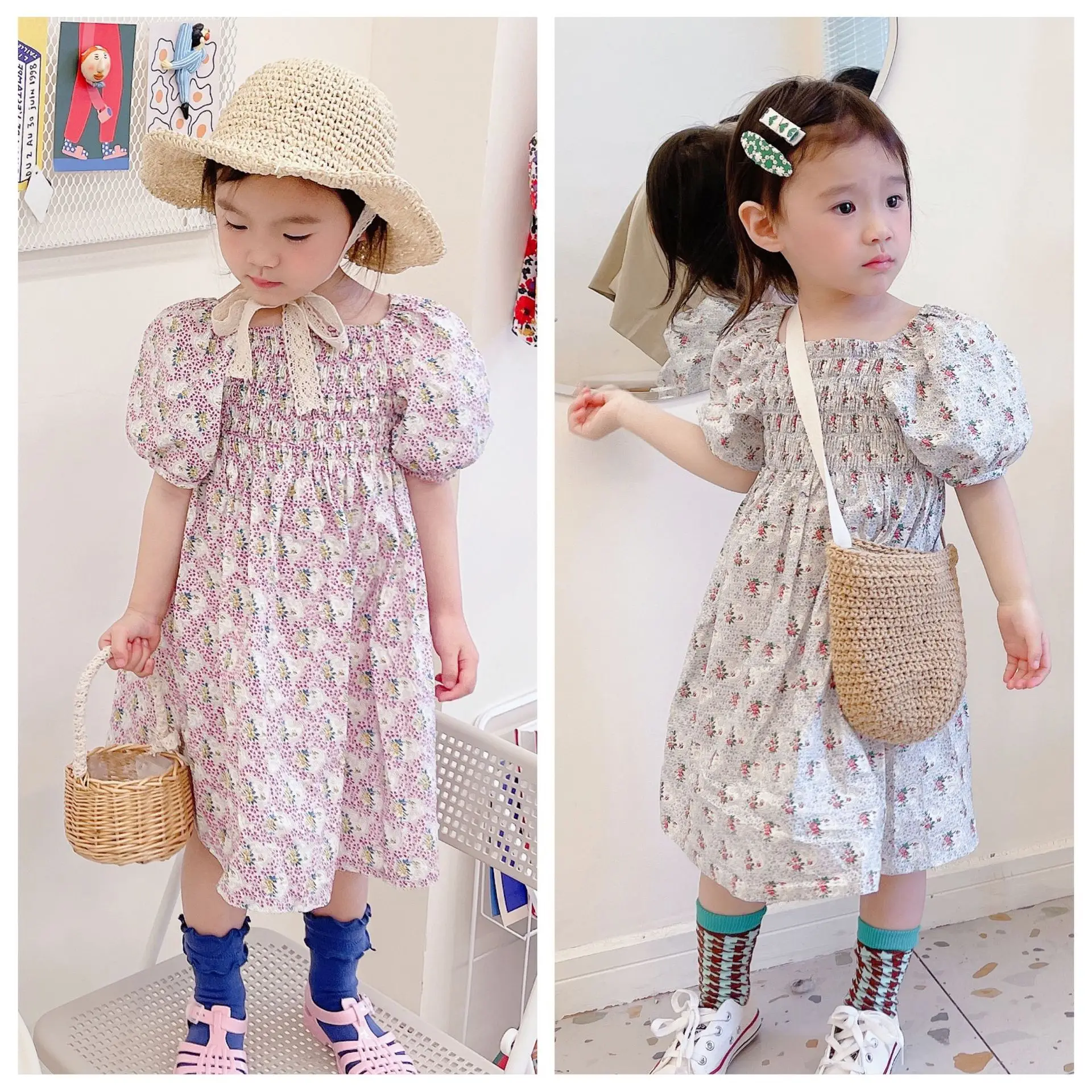 Summer 2022 new, girls Korean version of summer dress floral dress dress long skirt
Summer 2022 new, girls Korean version of summer dress floral dress dress long skirt