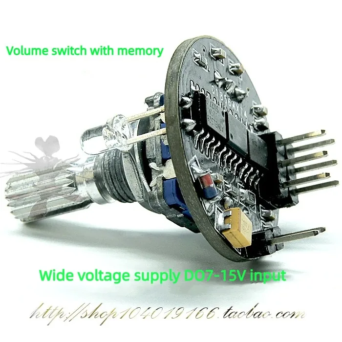 Digital Potentiometer Module with Memory, 360 Degree Potentiometer, Volume Switch
Digital Potentiometer Module with Memory, 360 Degree Potentiometer, Volume Switch