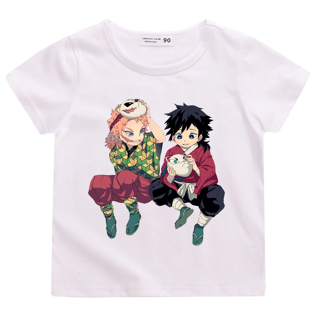 Demon Slayer T Shirt Kids Cartoon Masks Print Tshirt Boys Fashion Graphic T Shirt Japanese Anime Tshirt Girls 100%cotton Top Tee
Demon Slayer T Shirt Kids Cartoon Masks Print Tshirt Boys Fashion Graphic T Shirt Japanese Anime Tshirt Girls 100%cotton Top Tee