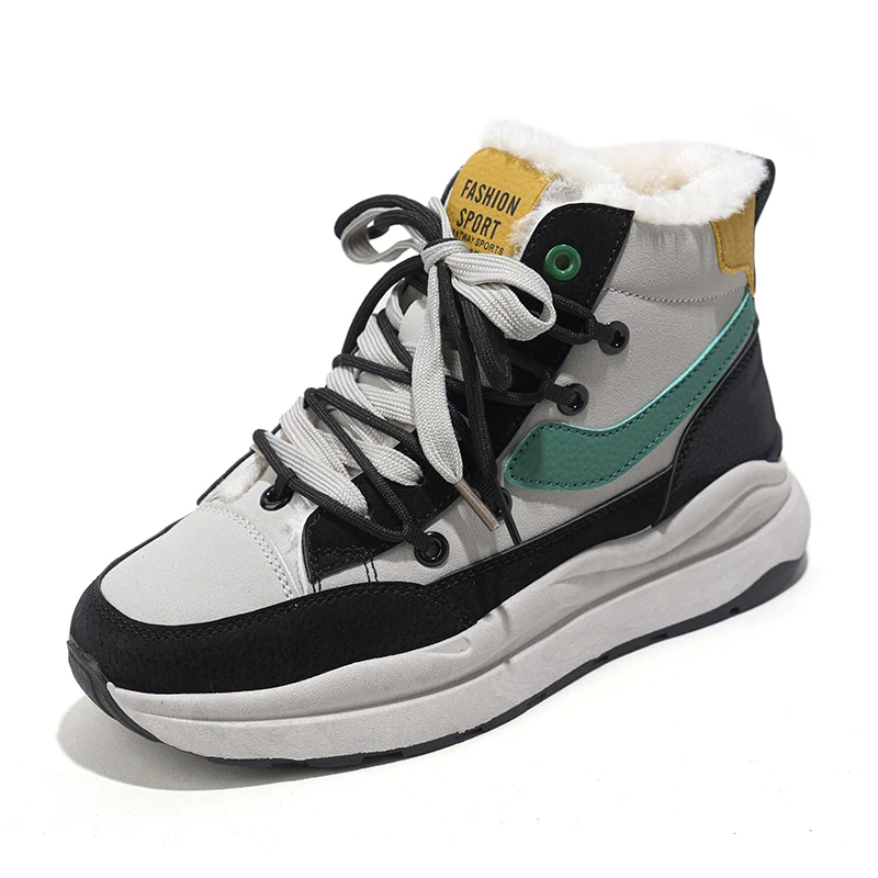 Women Winter Fleece Sports Shoes Plus Velvet Warm Sneakers Platform Non-slip High Top Running Shoes Ladies New Outdoor Walking
Women Winter Fleece Sports Shoes Plus Velvet Warm Sneakers Platform Non-slip High Top Running Shoes Ladies New Outdoor Walking