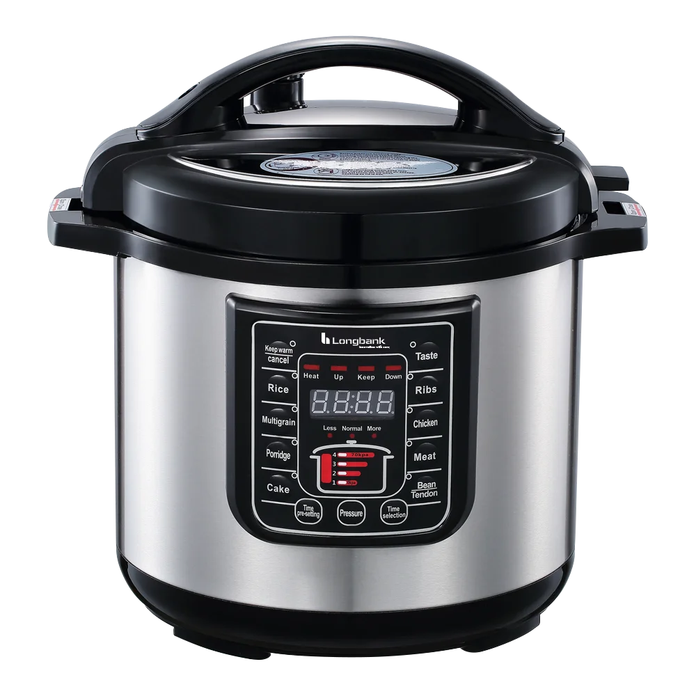 Longbank 8L Hot Sell multi cooker automatic smart Non Stick Inner Pot electric pressure cooker stainless steel
Longbank 8L Hot Sell multi cooker automatic smart Non Stick Inner Pot electric pressure cooker stainless steel