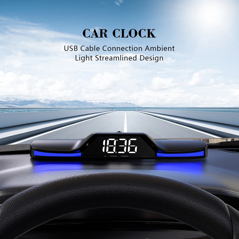 Electronic Car Clock with Ambient Light LED Digital Display Satellite Timing Local Time High-end Car Styling Accessories
Electronic Car Clock with Ambient Light LED Digital Display Satellite Timing Local Time High-end Car Styling Accessories