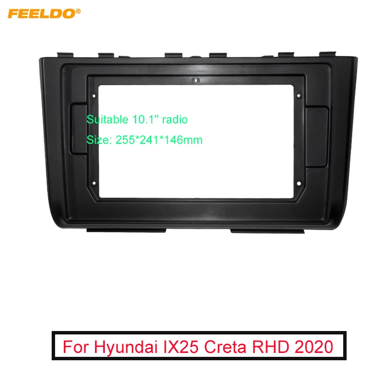 FEELDO Car Audio Fascia Frame Adapter For Hyundai IX25 Creta (RHD) 10.1" Big Screen 2DIN Dash Fitting Panel Frame Kit
FEELDO Car Audio Fascia Frame Adapter For Hyundai IX25 Creta (RHD) 10.1" Big Screen 2DIN Dash Fitting Panel Frame Kit
