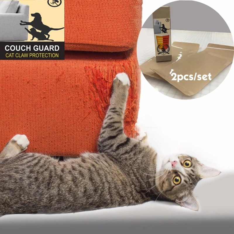 2Pcs Couch Guard Cat Claw Protector Pinless Self-adhesie Protect Pads Cat Scratching Post Furniture for Upholstery Leather Chair
2Pcs Couch Guard Cat Claw Protector Pinless Self-adhesie Protect Pads Cat Scratching Post Furniture for Upholstery Leather Chair