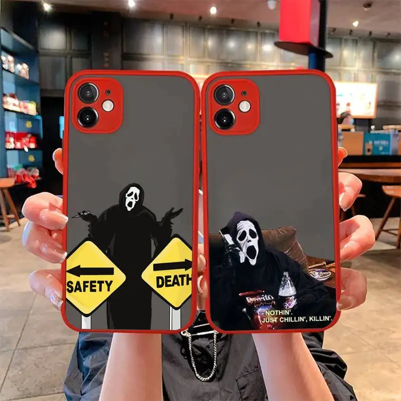 Ghostface horror Scream art Phone Case for iPhone X XR XS 7 8 Plus 11 12 13 pro MAX 13mini Translucent Matte Case
Ghostface horror Scream art Phone Case for iPhone X XR XS 7 8 Plus 11 12 13 pro MAX 13mini Translucent Matte Case