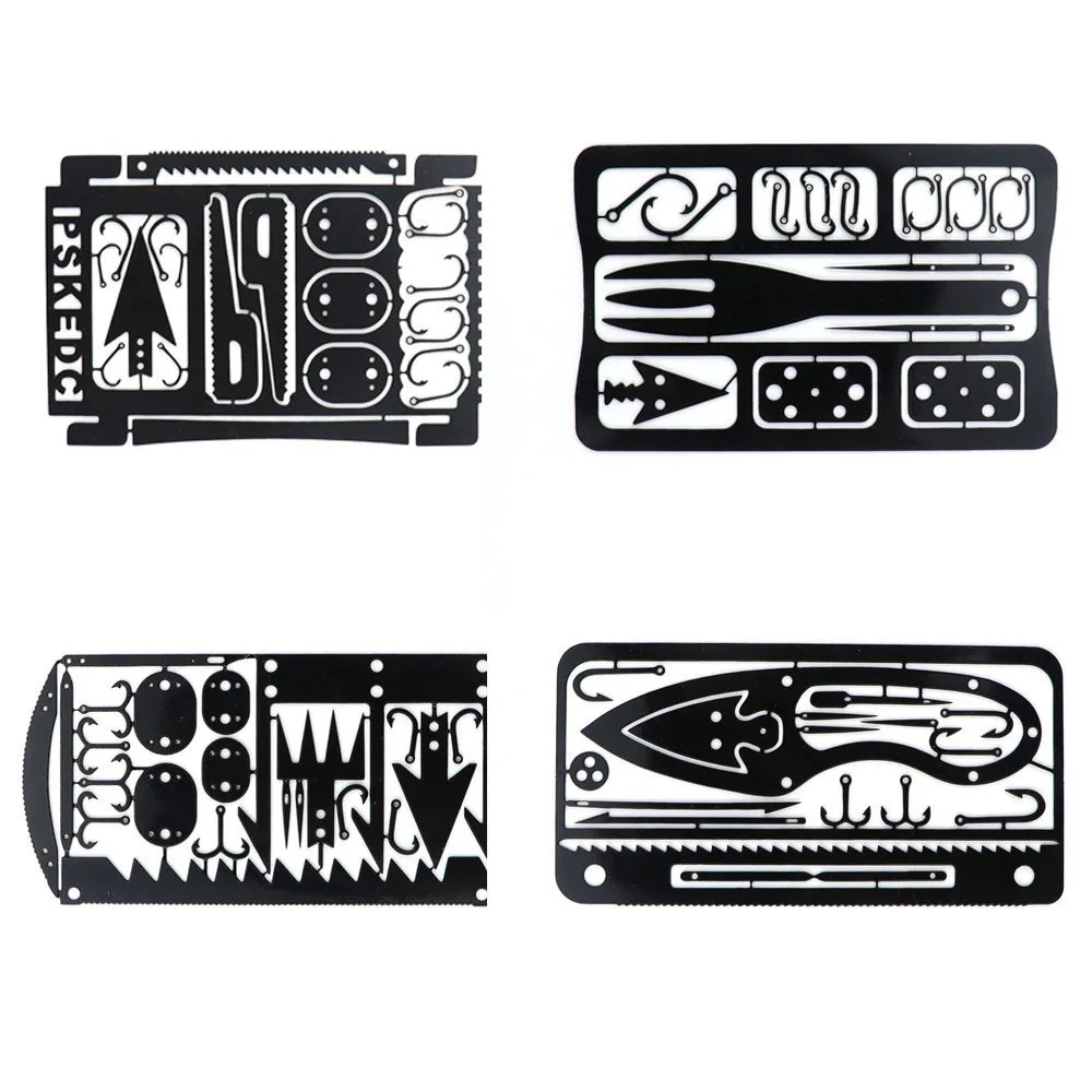 New 2022 Outdoor EDC Stainless Steel Fishing Hook Card Portable Fishing And Hunting Multi-function Tool Card EDC Survival Card
New 2022 Outdoor EDC Stainless Steel Fishing Hook Card Portable Fishing And Hunting Multi-function Tool Card EDC Survival Card