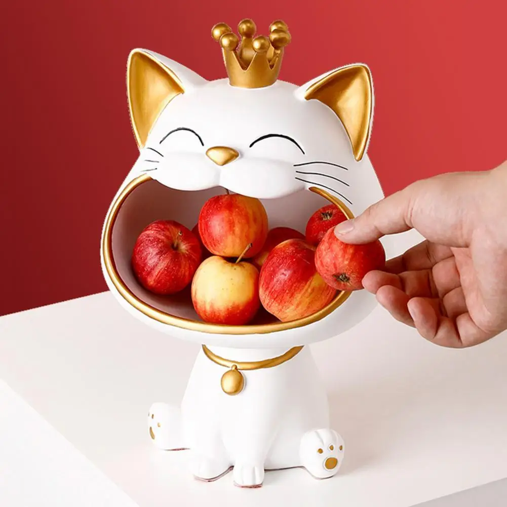 Storage Holder High Durability Lightweight Large Capacity Miniature Cat Figurine Storage Holder Sundries Box for Bedroom
Storage Holder High Durability Lightweight Large Capacity Miniature Cat Figurine Storage Holder Sundries Box for Bedroom