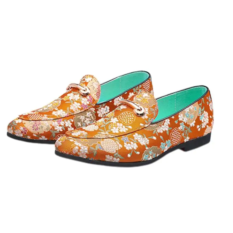 1 Pair Embroidery Mens Shoes Fashionable Moccasin-gommino Loafers Shoes Size 45 for Men Boys (Yellow)
1 Pair Embroidery Mens Shoes Fashionable Moccasin-gommino Loafers Shoes Size 45 for Men Boys (Yellow)