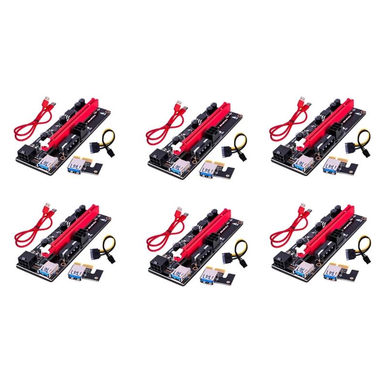 VER009S PCI-E Riser Card PCIE 1X To 16X Extender Riser Adapter USB 3.0 Cable SATA 15Pin To 6Pin Power For Video Card
VER009S PCI-E Riser Card PCIE 1X To 16X Extender Riser Adapter USB 3.0 Cable SATA 15Pin To 6Pin Power For Video Card