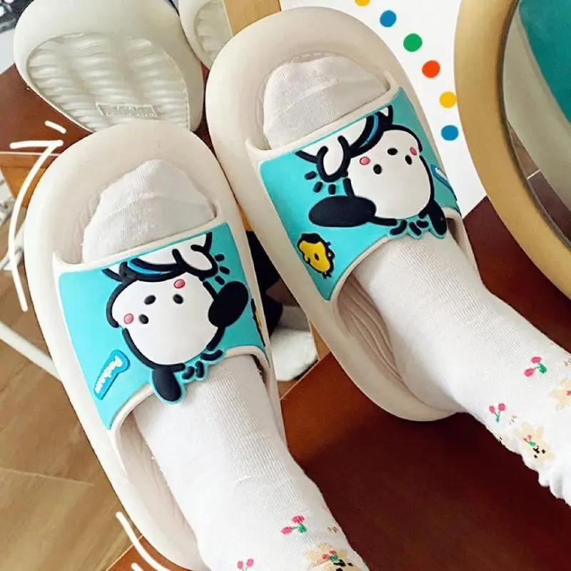 Sanrio Kawaii Pochacco Slipper Anime Cartoon Nonslip Summer Bathroom Home Wear Indoor Outdoor Soft Beach Sandals Cute Women Gift
Sanrio Kawaii Pochacco Slipper Anime Cartoon Nonslip Summer Bathroom Home Wear Indoor Outdoor Soft Beach Sandals Cute Women Gift