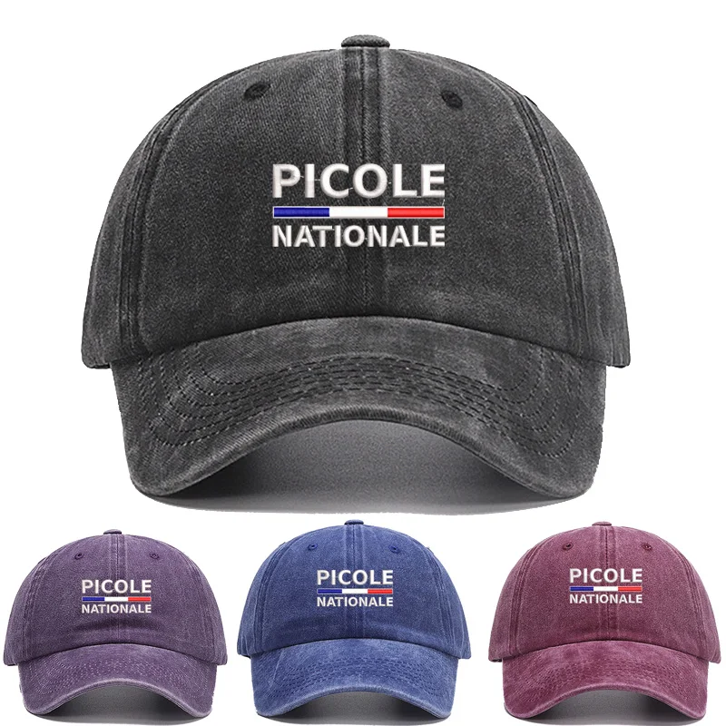 Fashion brand Embroidery France PICOLE NATIONALE soft Men Baseball Caps cotton washed Adjustable women sunbonnet Dad cap hat
Fashion brand Embroidery France PICOLE NATIONALE soft Men Baseball Caps cotton washed Adjustable women sunbonnet Dad cap hat