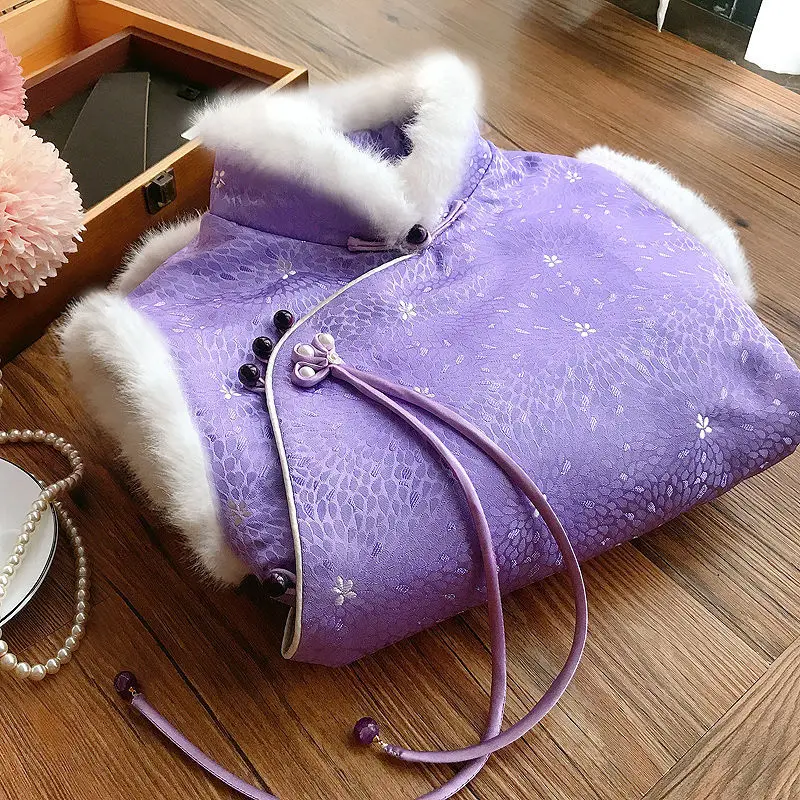 Parkas Women's Coats Jackets 2022 Winter New Fashion Cotton-Padded Chinese Style Cheongsam Waistcoat Frivolous Skinny Vest Woman
Parkas Women's Coats Jackets 2022 Winter New Fashion Cotton-Padded Chinese Style Cheongsam Waistcoat Frivolous Skinny Vest Woman