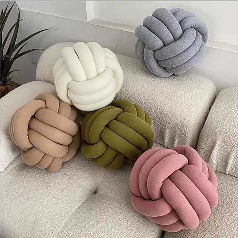 Soft Round Handmade Knotted Ball Sofa Pillow Velvet Plush Ball Chair Cushion Bed Stuffed Pillow Living Room Chair Home Decor
Soft Round Handmade Knotted Ball Sofa Pillow Velvet Plush Ball Chair Cushion Bed Stuffed Pillow Living Room Chair Home Decor